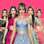 Indian Fashion Dressup Stylist Icon
