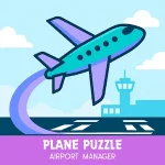 Plane Puzzle: Airport Manager Icon